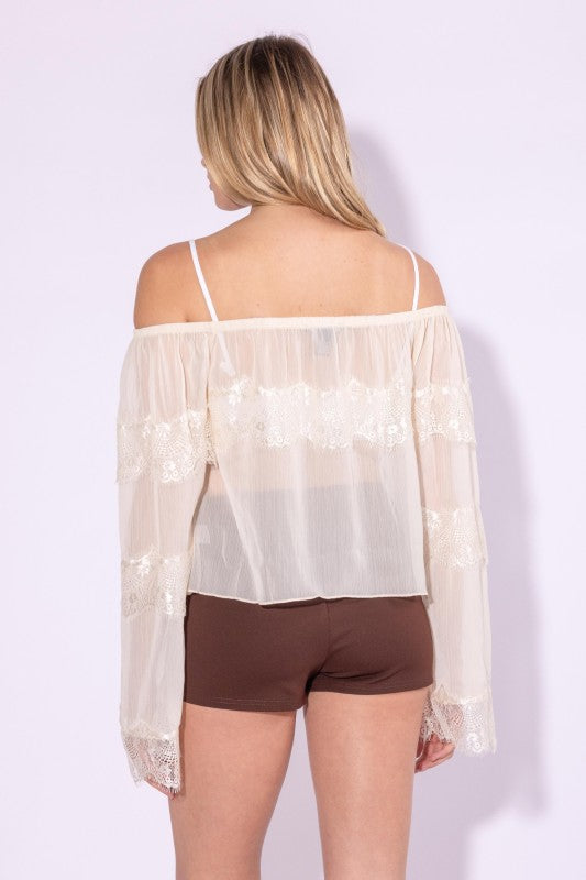 Lena cream Top