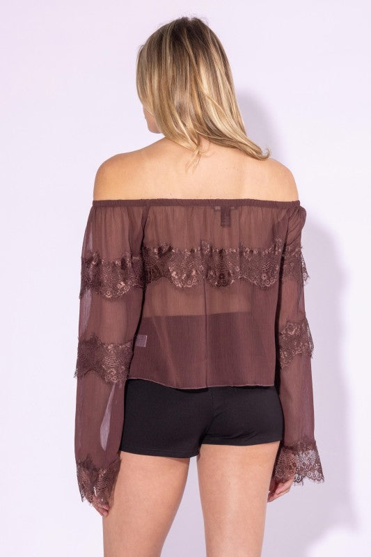 Lena brown top