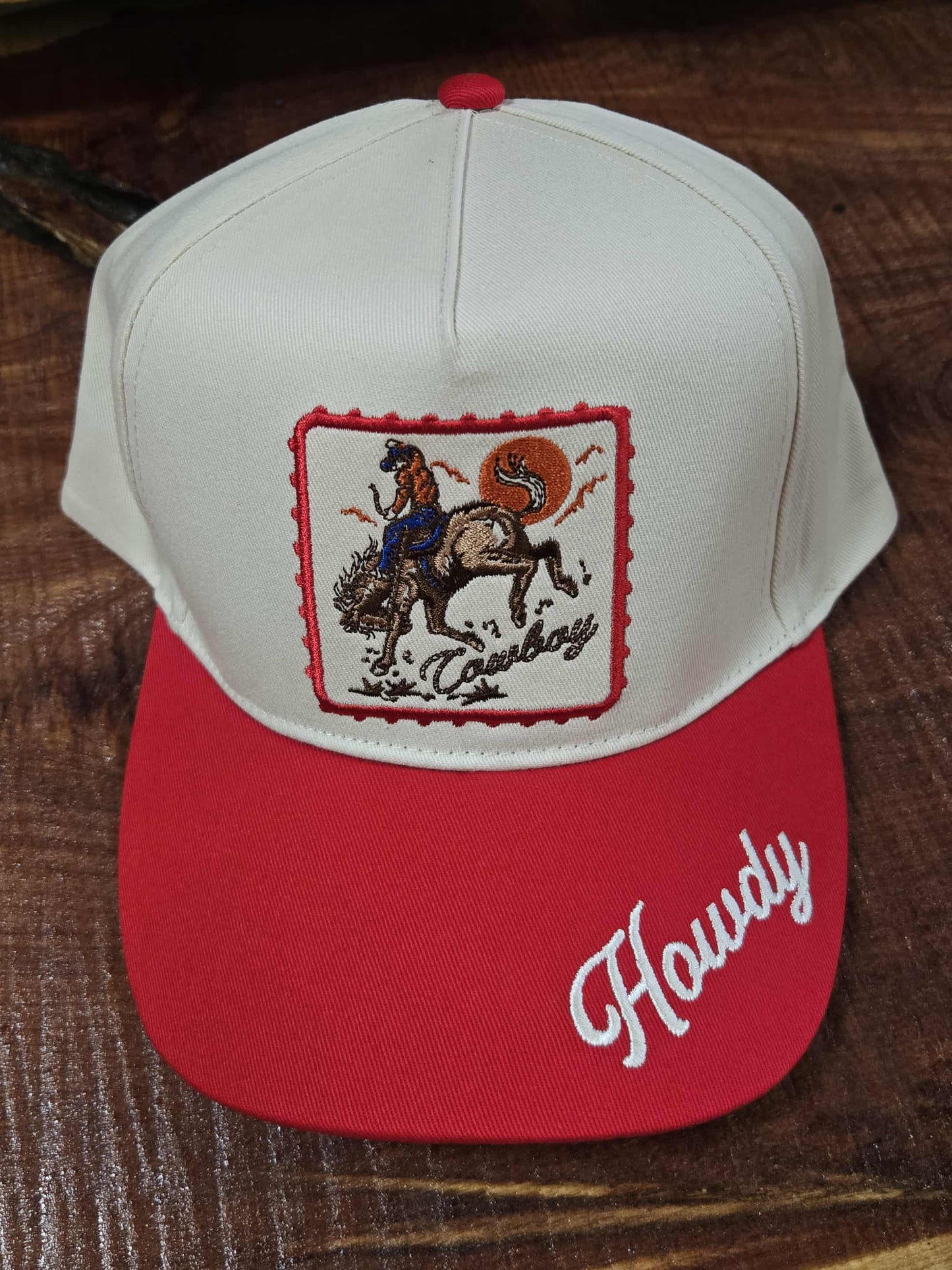 Red Howdy hat