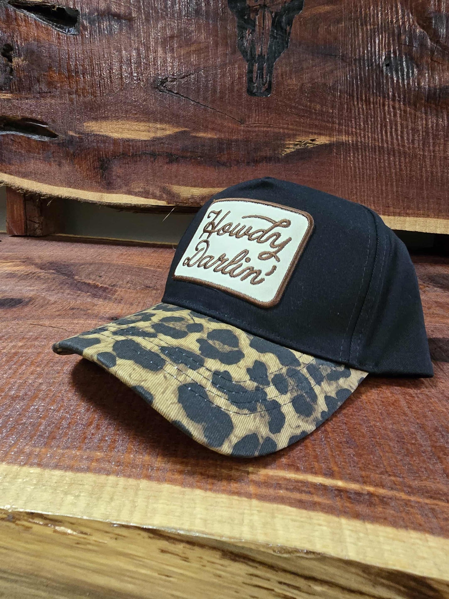 Cheetah Howdy Hat