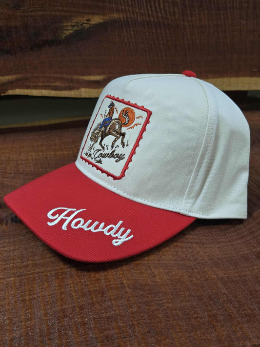 Red Howdy hat