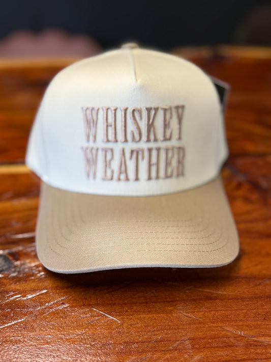 Cream Whiskey hat