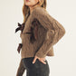 Brown Bow Sweater