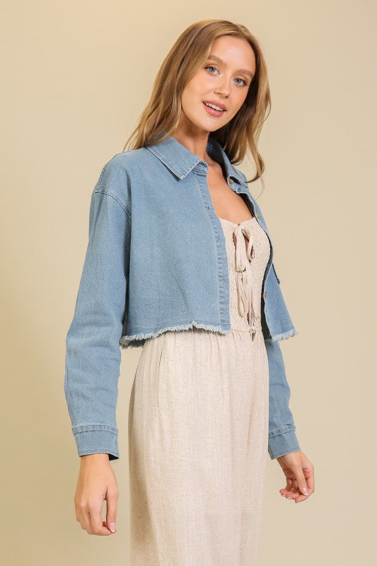 Frayed Hem Denim