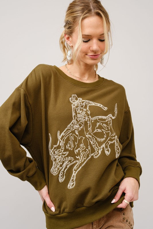 Bull sweater