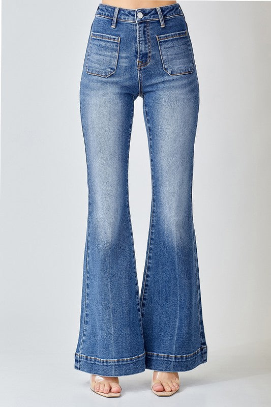 High rise jeans