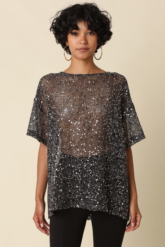 Sequin top