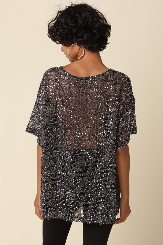Sequin top
