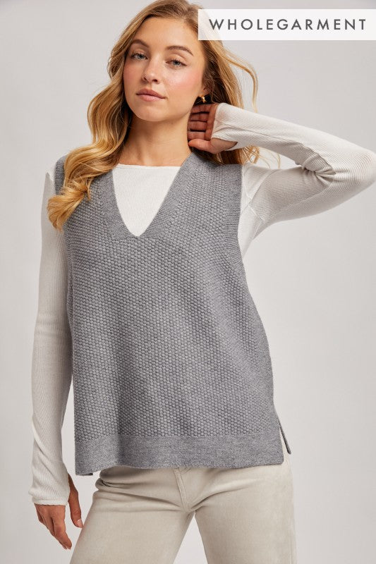 V-neck sweater