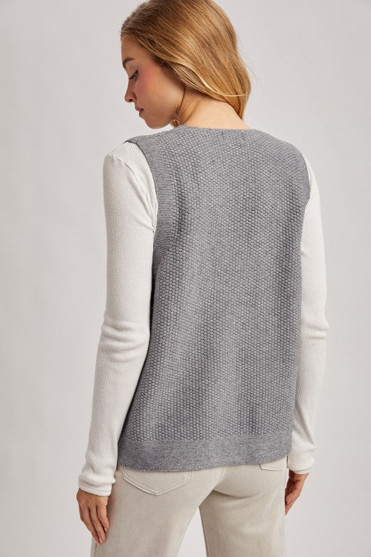 V-neck sweater