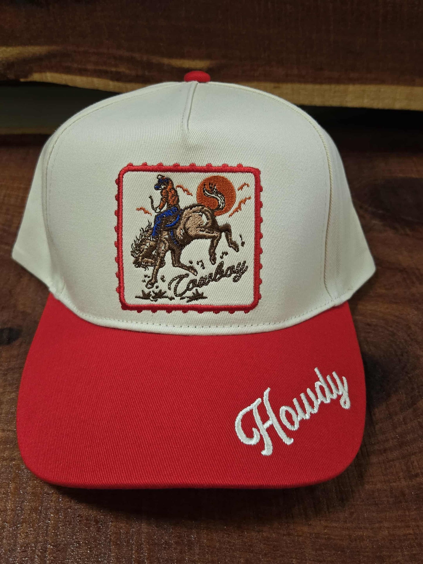 Red Howdy hat